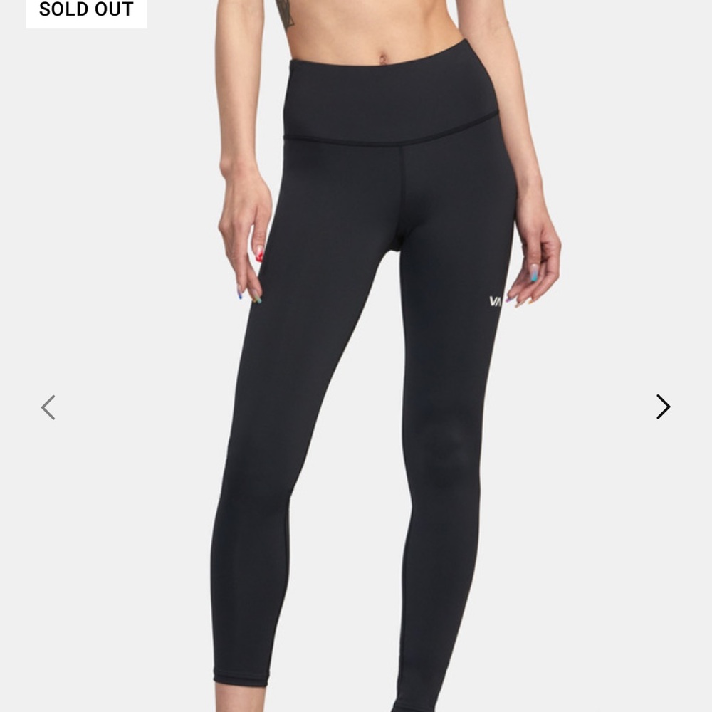 RVCA Sport Essential Women's Black Leggings High Waist